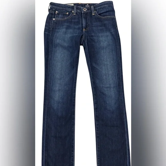 AG The Stevie Slim Straight Blue Denim Style Jeans - Picture 3 of 10